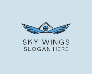 Residential Housing Wings  logo design
