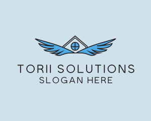 Residential Home Wings  logo design