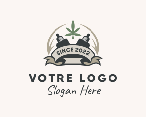 Vape - Cannabis Vape Banner logo design