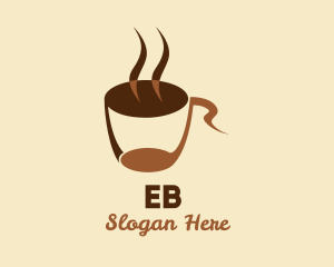 Coffee - Brown Music Cafe logo design