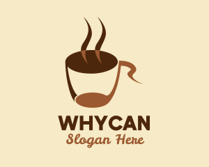 Coffee - Brown Music Cafe logo design
