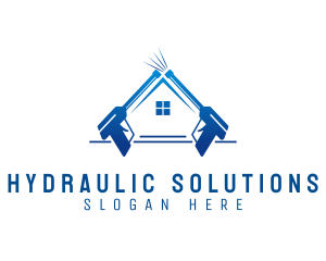 Hydraulic - Hydraulic Washer House logo design