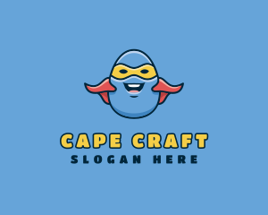 Cape - Cartoon Egg Hero logo design