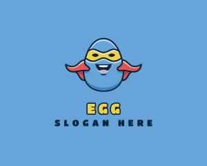 Cartoon Egg Hero  logo design