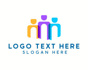 Team - People Team Organization logo design