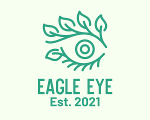 Nature Eye Eyelashes logo design