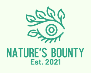 Nature Eye Eyelashes logo design