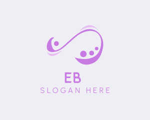 Abstract Loop Symbol Logo