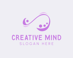 Abstract Loop Symbol logo design