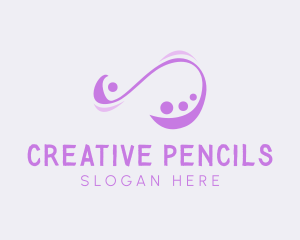 Abstract Loop Symbol logo design