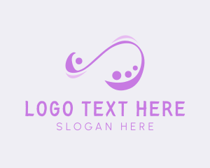 Abstract Loop Symbol Logo