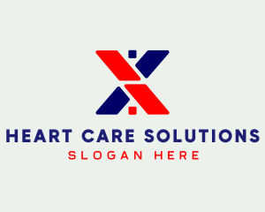 Home Roof Letter X logo design