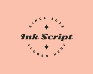 Script Fashion Company logo design