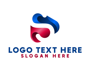 Stream - Generic 3D Letter S logo design