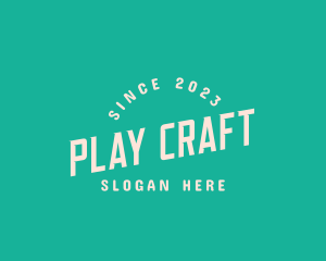 Playful Modern Apparel logo design