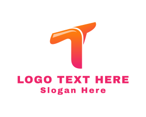 Finance Consulting - Generic Gradient Letter T logo design