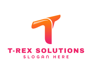 Generic Gradient Letter T logo design