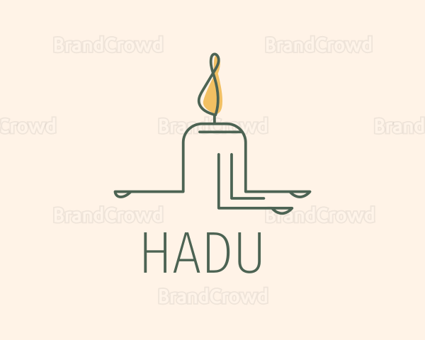 Candle Lighting Decor Logo