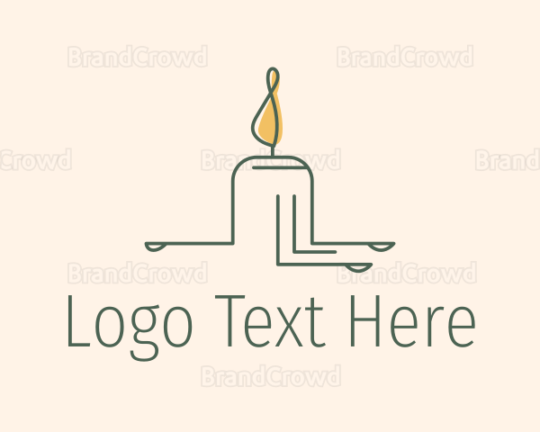 Candle Lighting Decor Logo