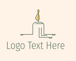 Candle Lighting Decor Logo