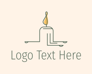 Candle Lighting Decor Logo