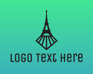 Tourism - Eiffel Tower Locomotive logo design