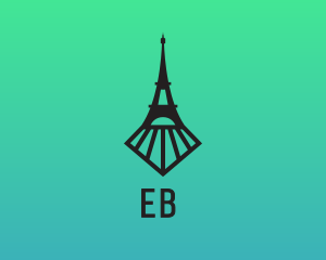 Eiffel Tower Locomotive Logo