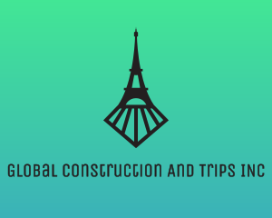 Subway - Eiffel Tower Locomotive logo design