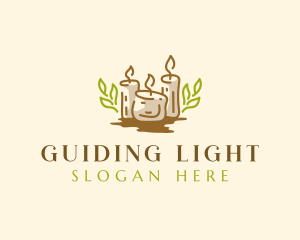 Candle Light Massage logo design