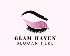 Glam - Glam Eye Makeup logo design