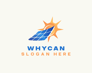 Solar Panel Energy Logo