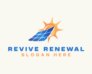 Solar Panel Energy logo design