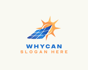 Electric - Solar Panel Energy logo design