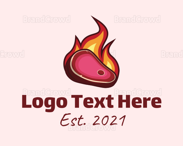 Flaming Steak Restaurant Logo