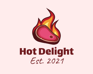 Flaming Steak Restaurant  logo design