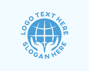 World - World Volunteer Charity logo design