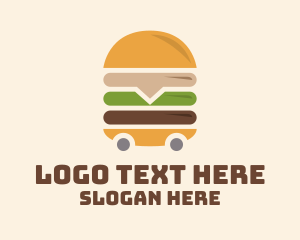 Burger Food Trolley Logo