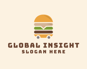 Burger Food Trolley Logo