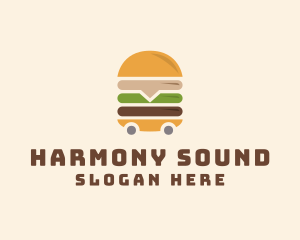 Burger Food Trolley Logo