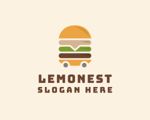 Burger Food Trolley Logo