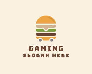 Hamburger - Burger Food Trolley logo design
