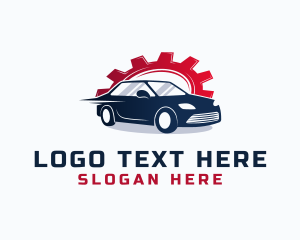 Auto - Mechanic Cogwheel Car logo design