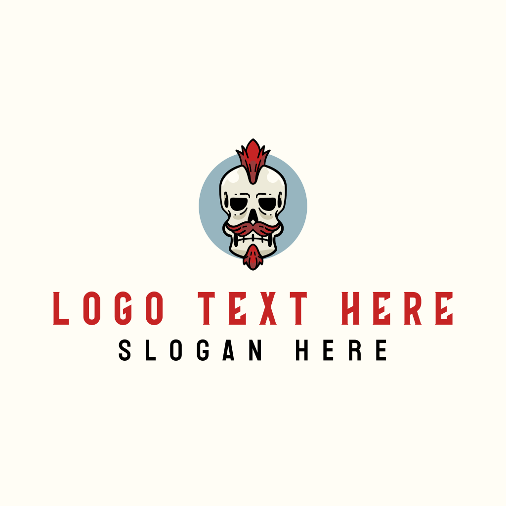 Skull Death Mohawk Logo | BrandCrowd Logo Maker