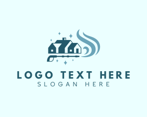 Housekeeping - Clean House Pressure Washing logo design