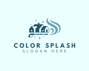 Clean House Pressure Washing logo design