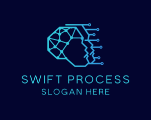 Processing - Cyber Human Intelligence logo design