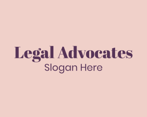 Traditional Legal Business logo design