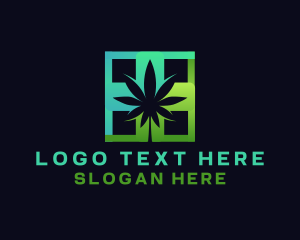 Weed - Cannabis Herbal Medicine logo design