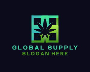 Supply - Cannabis Herbal Medicine logo design