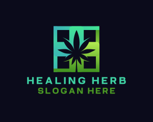 Cannabis Herbal Medicine logo design